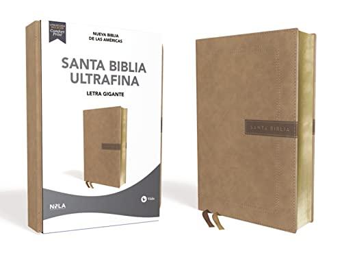 NBLA Santa Biblia Ultrafina -Letra Gigante, Beige
